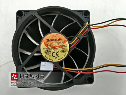 TT 12V 0.20AMP R128020SL TT- 8020A 8CM 80 * 80 * 20 3-line CPU fan - inewdeals.com