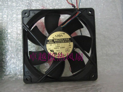 adda 12025 ad1212ub-a73gl 12v 0.50a 4 line cooling fan 120 25mm - inewdeals.com