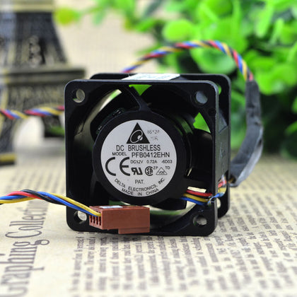 Delta 4028 4CM 40mm PFB0412EHN 12V0.72A hyper-violent double ball bearing cooling fan