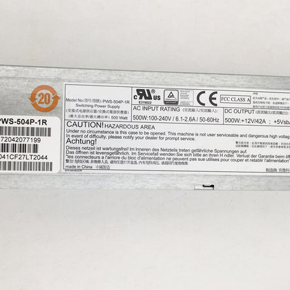 PWS-504P-1R Supermicro 500W Switching Server Power Supply Moudle