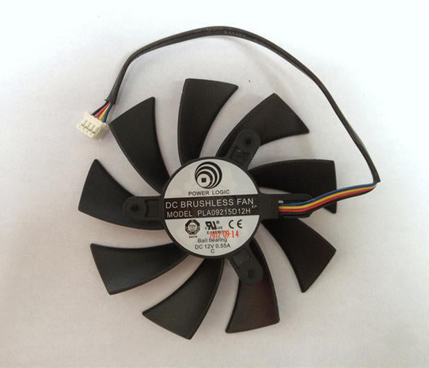 Powercolor pcs hd 7870 hd7870 graphics card cooling fan pla09215d12h