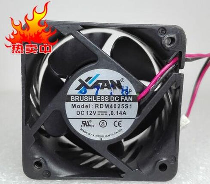 RDM4025S1  DC12V 0.14A 4025 40mm 4CM 40x40x25mm 40*40*25mm 2Pin 2wire Cooling Fan - inewdeals.com