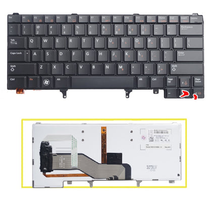 US Keyboard with Backlit No Pointer for Dell Latitude E6420 E6420ATG E6320 E5420 E6330 E6430 E6440 E5420 E5430 - inewdeals.com