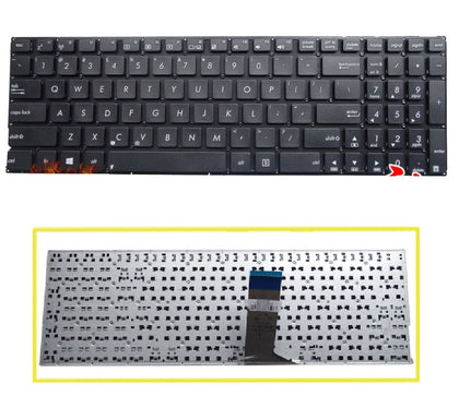 US Keyboard without frame For ASUS x551 X551M X551MA X551MAV F550 F550V X551C X551CA - inewdeals.com