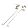 Laptop LCD Hinges Left Right for IBM Lenovo G560 G565 Z560 Z565 AM0BP000200 AM0BP000300