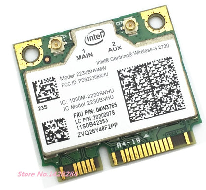For Intel Wireless-N 2230 2230BNHMW WiFi Bluetooth 4.0 half mini pcie card 04w3765 for Thinkpad Y400 Y500 E430 E530 - inewdeals.com