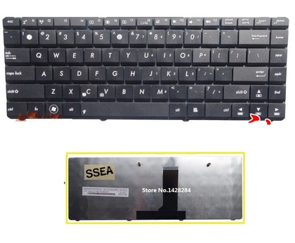 US Keyboard For Asus X45A X85V X45C X45U X45VD X45VD1 laptop - inewdeals.com