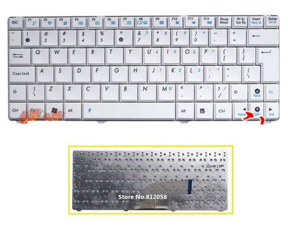 UI Keyboard English For Asus N10 N10J N10A N10C N10E N10JC laptop - inewdeals.com