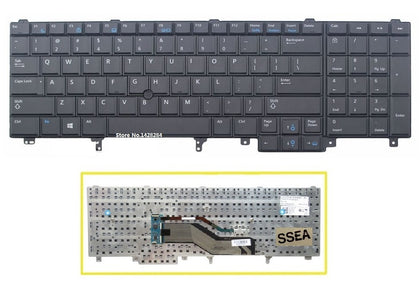 US Keyboard For Dell E5530 E6520 E6530 E6540 Keyboard US with point - inewdeals.com