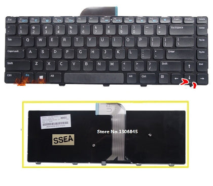 US Keyboard For Dell Inspiron 14 14R 5421 3421 3437 5437 Keyboard US - inewdeals.com