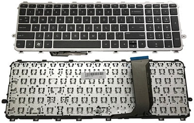US Keyboard For HP Envy 15-J 15-J000 15T-J000 15T-J100 15Z-J000 15Z-J100 laptop Keyboard with silver frame NO backlit - inewdeals.com