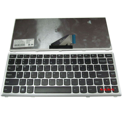 US Keyboard For Lenovo IdeaPad U310 Laptop Keyboard with silver Frame - inewdeals.com