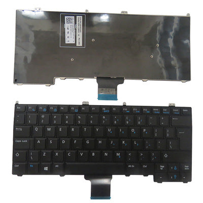 US Keyboard NO Backlit for DELL Latitude 12 7000 E7440 E7420 E7240 E7420D No Point - inewdeals.com