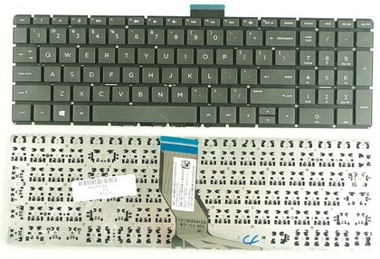US Keyboard for HP 250 G6 255 G6 15-BS 15T-BS 15-BW 15Z-BW Keyboard Black NO Backlit - inewdeals.com