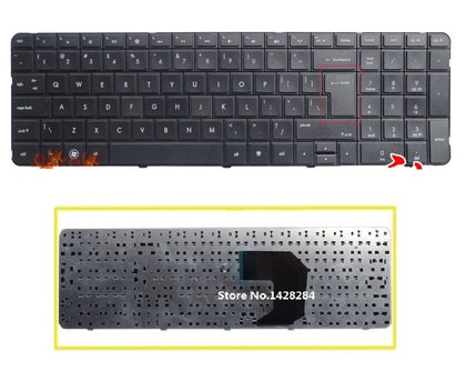 US Keyboard for HP Pavilion g7-1001xx g7-1017cl g7-1019wm g7-1033cl g7-1051xx g7-1070us g7-1073nr g7-1081nr g7-1083nr - inewdeals.com
