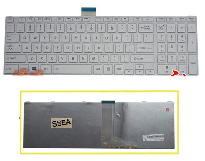 US Keyboard white For Toshiba Satellite L850 L850D L855 L875 C850 C855D C850D C855 C870 C870D C875 C875D laptop - inewdeals.com