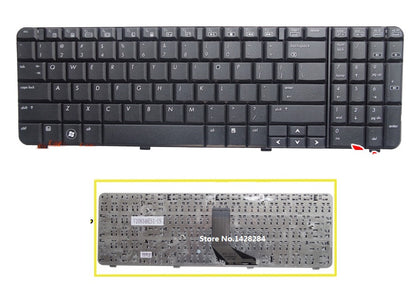 US black Keyboard English For HP CQ61-205TU CQ61-207TX CQ61-208TX CQ61-222TX laptop Keyboard - inewdeals.com