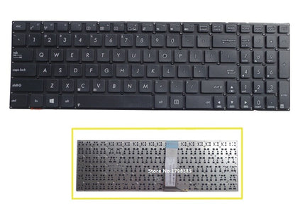 US black Keyboard For ASUS X502 X502CA X502A X502U X502XE X502C laptop Keyboard without frame - inewdeals.com
