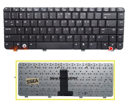 US black Keyboard For HP DV2000 V3000 DV3000 DV2500 V3500 laptop - inewdeals.com