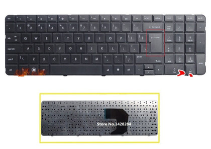 US black Keyboard For HP G7 G7T G7-1000 G7-1100 G7-1200 G7-1070US G7-1101XX g7-1178ca g7-1219wm g7-1326dx g7-1333ca - inewdeals.com