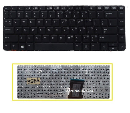 US black Keyboard For HP PROBOOK 430 G1 laptop Keyboard without frame - inewdeals.com