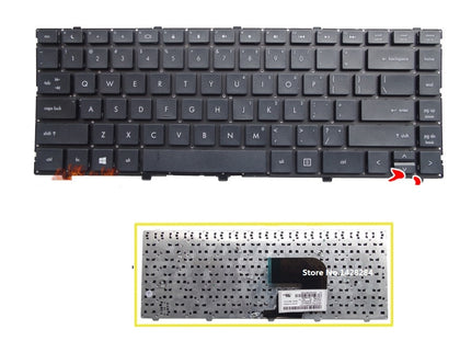 US black Keyboard For HP ProBook 4340s 4341s 4345s 4346s laptop Keyboard without frame - inewdeals.com