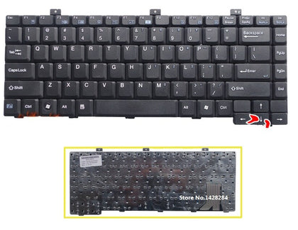 US black Keyboard For Lenovo E255 E260 laptop Keyboard - inewdeals.com