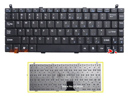 US black Keyboard For Lenovo F30 F30A F30L F30M laptop Keyboard - inewdeals.com