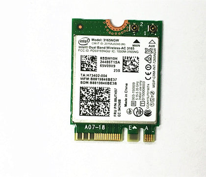 Wireles Card for Intel Dual Band AC 3165 3165NGW NGFF 802.11ac Wifi Bluetooth 4.0 for LENOVO E460 E560 Yoga700 00JT497 - inewdeals.com