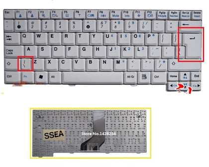 laptop UI Keyboard English For LG X120 X130 P100 Keyboard white - inewdeals.com