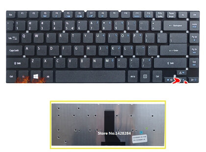 laptop US Keyboard English For ACER aspire M5-481G V3-471PG V3-471G blck Keyboard without frame - inewdeals.com