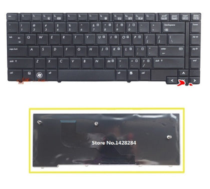 laptop US Keyboard English For HP Compaq EliteBook 8440 8440W 8440P 594052-001 Keyboard - inewdeals.com