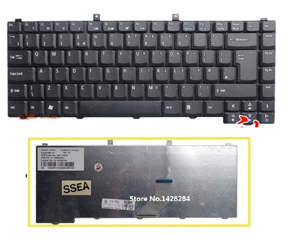 laptop US Keyboard For Acer Aspire 3100 5100 1681 3600 3610 3690 - inewdeals.com