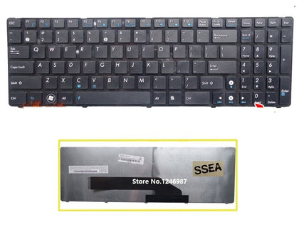 laptop US Keyboard For Asus K50 K51 F52 X5D K60 K61 K62 K50A K50AB K50AD K61I K62F K62J K70 K72 K72F K72J Black - inewdeals.com