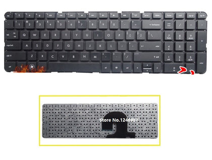 laptop US Keyboard For HP DV7-4000 DV7-4100 DV7-4030 DV7-4050 DV7-4269WM DV7-4200 DV7-4177NR DV7-5001XX without frame - inewdeals.com