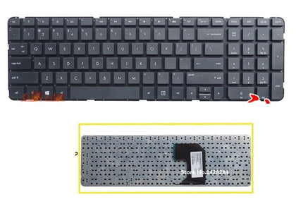 laptop US Keyboard For HP Pavilion G7-2000 G7-2100 G7-2200 G7-2300 Keyboard without frame - inewdeals.com