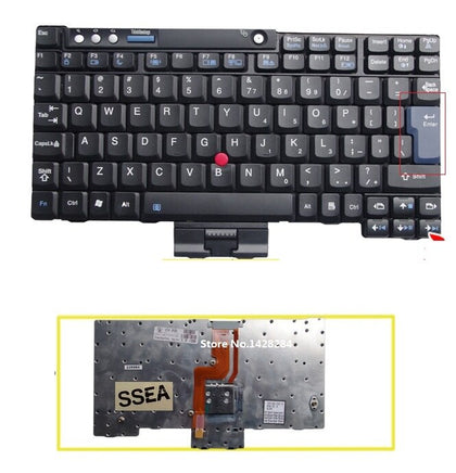 laptop US Keyboard For IBM Lenovo ThinkPad X60 X60S X61 X61S X60t X61T - inewdeals.com