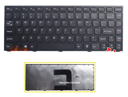 laptop US Keyboard For LENOVO M4400 M4400A M4450 M4450A Laptop black Keyboard - inewdeals.com