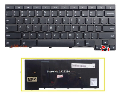 laptop US Keyboard For LENOVO thinkpad yoga 11e yoga11e Keyboard black - inewdeals.com