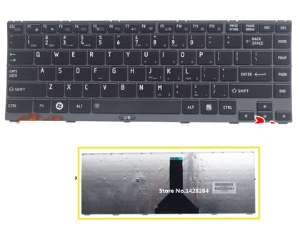 laptop US Keyboard For TOSHIBA R845 R800 R845-S80 R845-S95 R940 black Keyboard - inewdeals.com