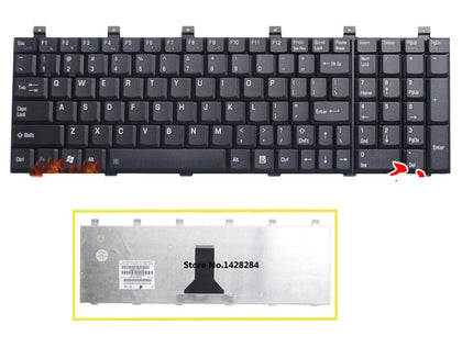 laptop US Keyboard For Toshiba Satellite M65 M60 P100 P105 Laptop Keyboard - inewdeals.com