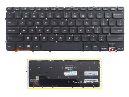 laptop US Keyboard without frame For DELL XPS 13 L221 L321 L322 Keyboard With backligh - inewdeals.com