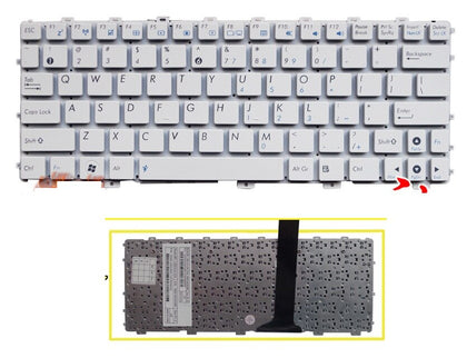 laptop US White Keyboard For Asus Eee PC EPC 1015 1015B 1015p 1015PN 1015PW 1015PX 1015T 1011px - inewdeals.com