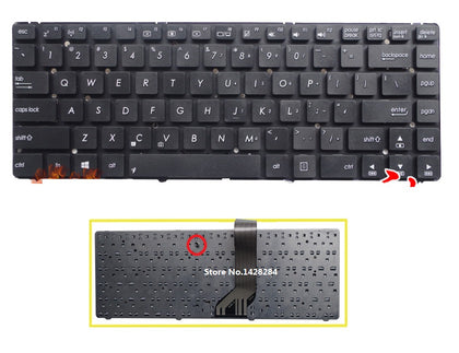 laptop US black Keyboard For Asus K45A K45V K45VD K45VS K45VS AK46 S46 E45 K46 K45VJ K45VM Keyboard without frame - inewdeals.com