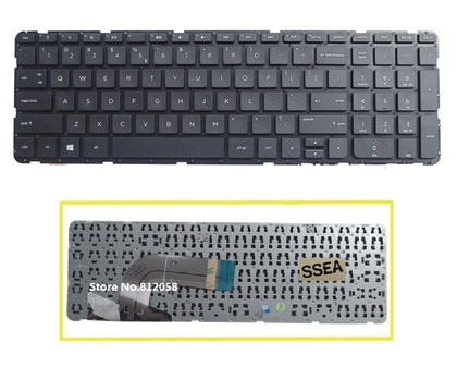laptop US black Keyboard without frame For HP Pavilion 350 G1 350 G2 355 G2 Keyboard - inewdeals.com