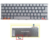 laptop US silver Keyboard without frame For ACER S7-191 S7-192 Keyboard with backlight