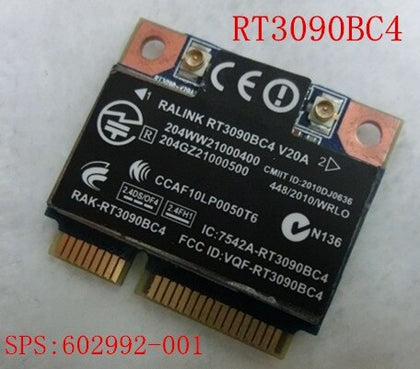 For HP SPS:602992-001 Ralink RT3090BC4 802.11b/g/n Half mini PCI-E Card 300Mbps - inewdeals.com