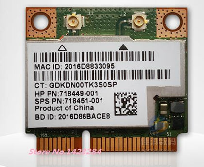 For Broadcom BCM943228HMB 2.4G/5Ghz half Mini PCI-E 802.11a/b/g/n WIFI bluetooth BT 4.0 Wireless card 300Mbps - inewdeals.com
