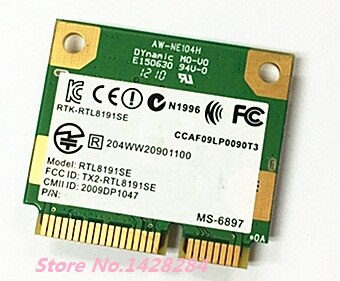 Placa de Rede Azurewave RTL8191SE - Mini PCI-e Wireless - 300 Mbps - Informática Placa de Rede Azurewave RTL8191SE - Mini PCI-e Wireless - 300 Mbps - Informática