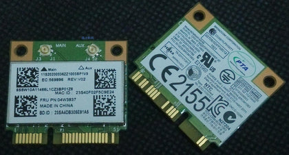 Broadcom BCM943142 Wifi+Bluetooth 4.0 802.11B/G/N Card 300Mbps for Lenovo FRU:04W3837 - inewdeals.com